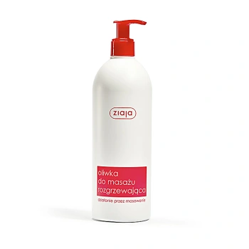ZIAJA OLIWKA DO MASAŻU ROZGRZEWAJĄCA 500 ml